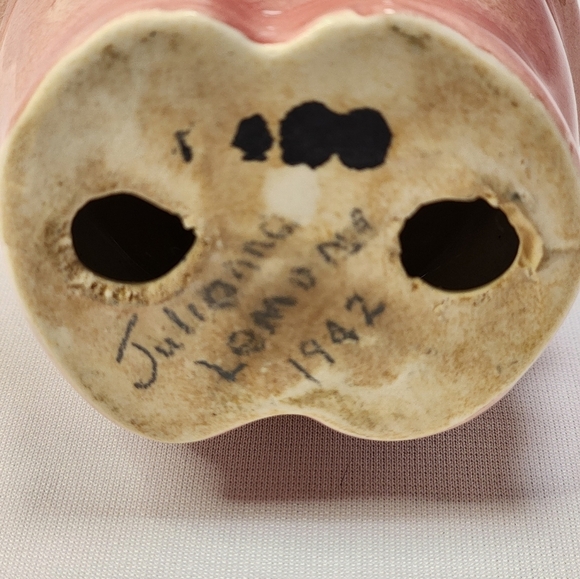 1942 Antique Standing Piggy Bank - Picture 7 of 12